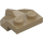 LEGO Dark Tan Plate 1 x 2 with 3 Rock Claws (27261)