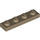 LEGO Dark Tan Plate 1 x 4 (3710)