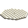 LEGO Dark Tan Plate 10 x 10 Octagonal with Hole (89523)