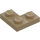 LEGO Beige scuro Piastra 2 x 2 Angolo (2420)