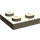 LEGO Donker Zandbruin Plaat 2 x 2 Hoek (2420)