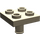 LEGO Dark Tan Plate 2 x 2 with Bottom Pin (No Holes) (2476 / 48241)