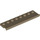 LEGO Dark Tan Plate 2 x 8 with Door Rail (30586)