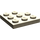 LEGO Dunkel Beige Platte 3 x 3 Runden Ecke (30357)