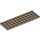 LEGO Dark Tan Plate 4 x 12 (3029)