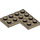 LEGO Dark Tan Plate 4 x 4 Corner (2639)