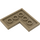 LEGO Dark Tan Plate 4 x 4 Corner (2639)