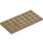 LEGO Dark Tan Plate 4 x 8 (3035)