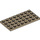 LEGO Dark Tan Plate 4 x 8 (3035)