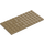 LEGO Dark Tan Plate 6 x 12 (3028)