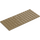 LEGO Dark Tan Plate 6 x 14 (3456)