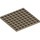 LEGO Dunkel Beige Platte 8 x 8 (41539 / 42534)