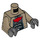 LEGO Dark Tan Red Hood with Dark Tan Jacket Minifig Torso (973 / 76382)