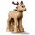 LEGO Donker Zandbruin Reindeer met Klein Antlers (58808)