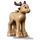 LEGO Tumma beige Reindeer jossa Pieni Antlers (58808)