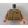 LEGO Dark Tan Resistance Officer (Major Brance) Minifig Torso (973 / 76382)