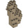 LEGO Dunkel Beige Felsen Paneel (23996)