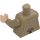 LEGO Mørk beige Samwise Gamgee med Sand Blå Kappe Minifigur Overkropp (973 / 76382)