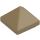 LEGO Dark Tan Slope 1 x 1 x 0.7 Pyramid (22388 / 35344)