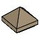 LEGO Dunkel Beige Steigung 1 x 1 x 0.7 Pyramide (22388 / 35344)