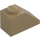 LEGO Beige scuro Pendenza 1 x 2 (45°) (3040 / 6270)