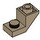 LEGO Donker Zandbruin Helling 1 x 2 (45°) Omgekeerd met Plaat (2310)
