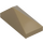 LEGO Dark Tan Slope 1 x 2 (45°) Triple with Inside Stud Holder (15571)