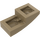 LEGO Dark Tan Slope 1 x 2 Curved (11477)