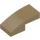 LEGO Dark Tan Slope 1 x 2 Curved (3593 / 11477)