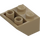 LEGO Mørk beige Skråning 2 x 2 (45°) Omvendt med flatt avstandsstykke under (3660)