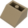 LEGO Donker Zandbruin Helling 2 x 2 (45°) Omgekeerd met platte afstandsring eronder (3660)