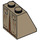 LEGO Dark Tan Slope 2 x 2 x 2 (65°) with Pockets with Bottom Tube (3678 / 99138)