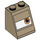 LEGO Tan foncé Pente 2 x 2 x 2 (65°) avec Sarge&#039;s Eye avec tube inférieur (3678 / 94792)
