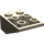 LEGO Donker Zandbruin Helling 2 x 3 (25°) Omgekeerd zonder verbindingen tussen noppen (3747)