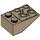 LEGO Dunkel Beige Steigung 2 x 3 (25°) Invertiert ohne Verbindungen zwischen Bolzen (3747)