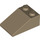 LEGO Dark Tan Slope 2 x 3 (25°) with Rough Surface (3298)