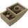 LEGO Donker Zandbruin Helling 2 x 3 Gebogen (24309)