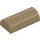 LEGO Dark Tan Slope 2 x 4 Curved without Groove (6192 / 30337)