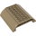 LEGO Donker Zandbruin Helling 8 x 8 x 2 Gebogen Omgekeerd Dubbele (54091)