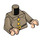 LEGO Dark Tan Sneezy Minifig Torso (973 / 76382)