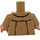 LEGO Dark Tan Spectator - Male Minifig Torso (973 / 76382)