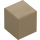 LEGO Beige scuro Quadrato Testa con Naso con Witch Viso (23766 / 104828)