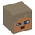LEGO Dark Tan Square Minifigure Head with Rancher Face (19729 / 76869)