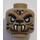 LEGO Dark Tan Strainor Minifigure Wolf Head (Recessed Solid Stud) (3626 / 17579)