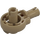 LEGO Dark Tan Technic Click Rotation Bushing with Two Pins (47455)