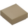 LEGO Dark Tan Tile 1 x 1 with Groove (3070 / 30039)