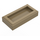 LEGO Dark Tan Tile 1 x 2 with Groove (3069 / 30070)