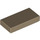 LEGO Dark Tan Tile 1 x 2 with Groove (3069 / 30070)