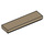 LEGO Dark Tan Tile 1 x 4 (2431 / 35371)