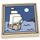 LEGO Tan foncé Tuile 2 x 2 avec Moon et Ship sur Water avec rainure (3068 / 97350)
